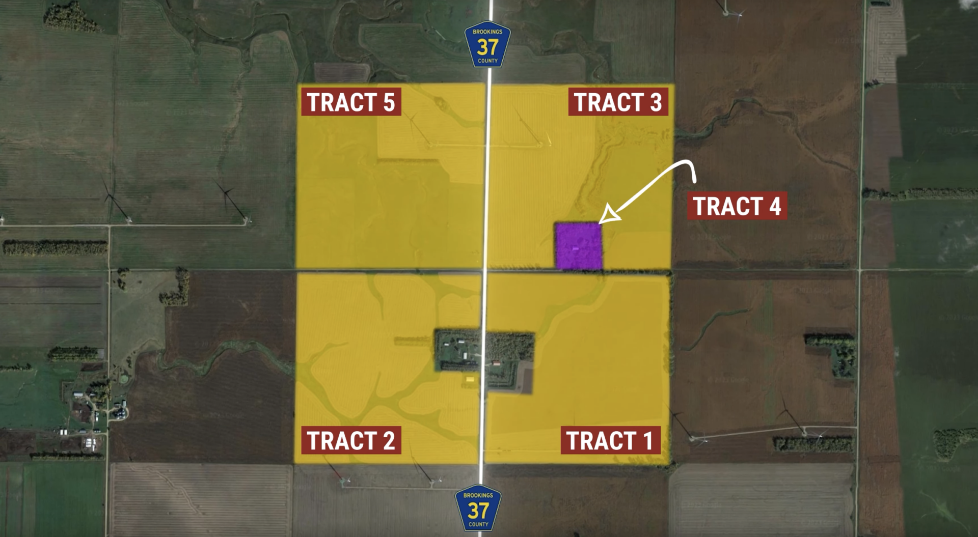 625+/ Acre Land Auction, Brookings Co., SD Burlage Peterson